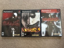 Devil May Cry 1, 2, 3 PlayStation 2 Game Lot (See Description)