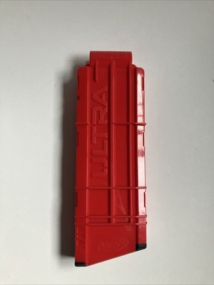 Nerf Ultra Red 10 Round Dart Clip Magazine Ammo Storage Replacement Red