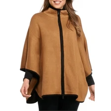 NWTs Anne Klein Color Block Layering Cape Size 2X