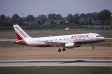 Dia D-ABDB Airbus A320-214 Air Berlin Flugzeug 35mm ungerahmt O10-5-4