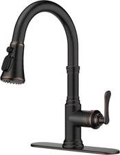 Antique Kitchen Faucets W/ Pull Down Sprayer Oil Rubbed Brown 3 in 1 Stainless