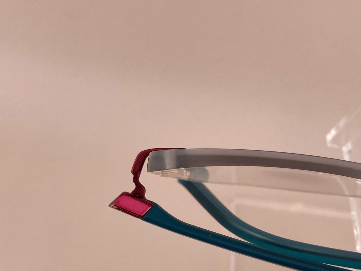 Silhouette Eyeglasses Frame 5506 BZ 3040 Red Burgundy Blue 