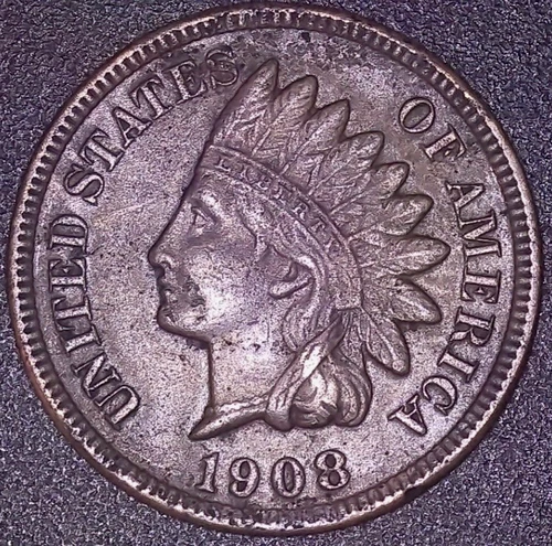 1908-S INDIAN HEAD PENNY 1C , XF  HIGH GRADE, FULL LIBERTY , 4-DIAMONDS