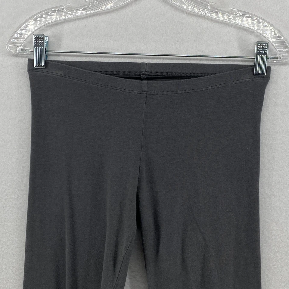 Leggings EILEEN FISHING XS Jersey de Algodão Orgânico Elástico Cropped Pull On Cinza EUA - Imagem 3 de 4
