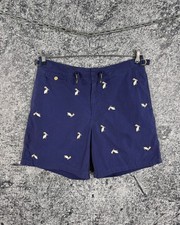 Polo Ralph Lauren Shorts Embroidered Pelican Preppy Vintage Size 32