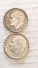 1959 P.D. Silver Roosevelt Dimes,  Fine Condition, But You Judge.      715