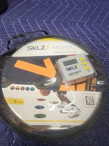 SKILZ Shot Spotz Basketball Training Markers + Shooting Target 2 Pcs Set New