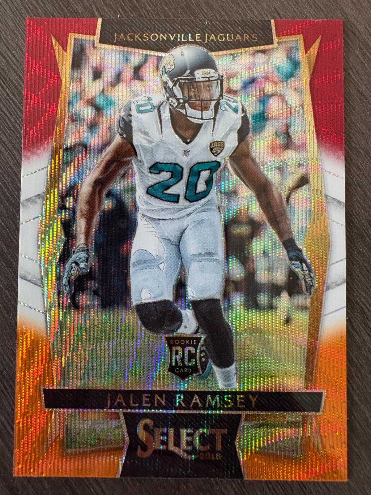 2016 Panini Select Jalen Ramsey Tri-Color Prizm Concourse Rookie RC #44 Jaguars
