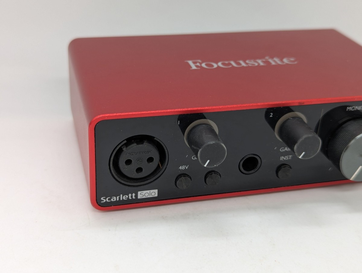 FAULTY Focusrite Scarlett Solo 3rd Gen USB audio interface studio