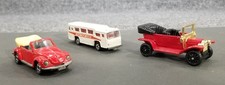 Tomica Tomy VTG Diecast Cars Lot of 3 VW Model T & Bus Made in Japan