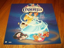 CINDERELLA Laserdisc LD EXCELLENT RARE GREAT FILM WALT DISNEY ANIMATION
