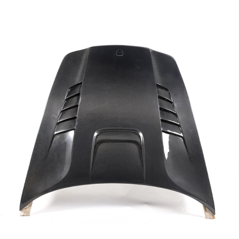 Cubierta de capó ventilada de fibra de carbono real para Porsche Panamera 970 10-16 Foto 2 de 4