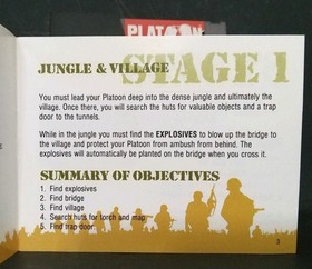 Platoon (Nes) (1988) With Manual And Cover. Free Shipping!!!