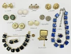 Vintage Designer Marked Costume Jewelry Lot Lisner Coro Bergere Marvella Japan