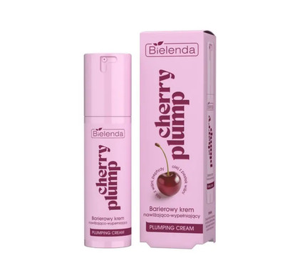 Bielenda Cherry Plump Barrier Moisturizing Face Cream with Peptides 50 ml./1.7oz