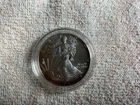 2012 W $1  1-oz Burnished American Silver Eagle w/ Box, OGP, & Coin