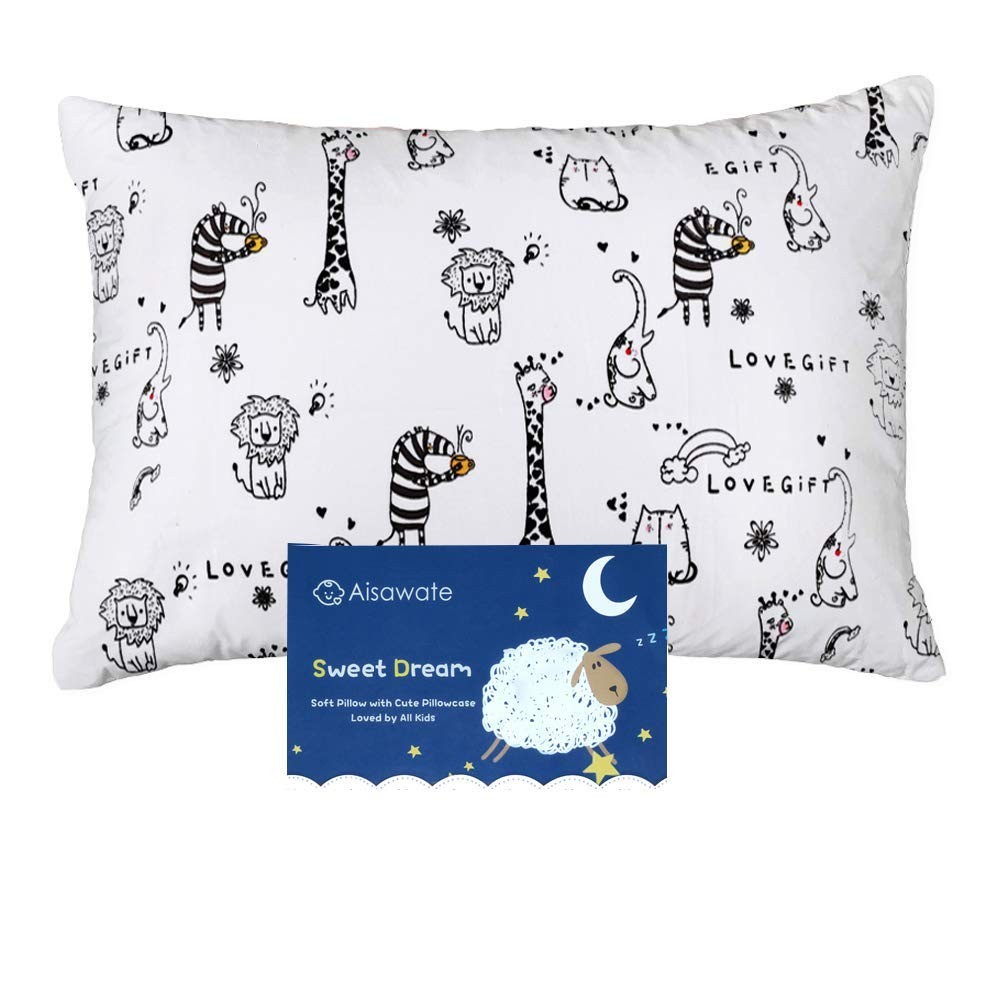 Oreiller enfant hypoallergénique 33 x 45 cm idéal pour les siestes à la crèche