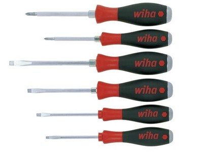 Wiha - SoftFinish  SL/PH Hex Blade Screwdriver Set, 7 Piece