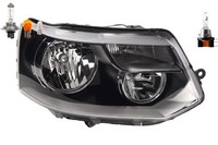 Scheinwerfer Passend FüR VW Transporter T5 11/ 09- Rechts Mit Leuchtmittel & H15
