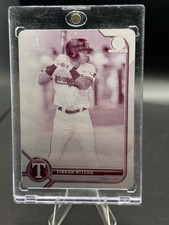 2022 Bowman 1st Dustin Harris Magenta Printing Plate 1/1