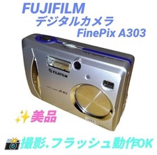 Fujifilm FinePix A303 Digital Camera Compact 3 Megapixel Tested Excellent