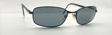 Vintage Kirkland Signature Pinot Black Oval Metal Sunglasses FRAMES ONLY Italy