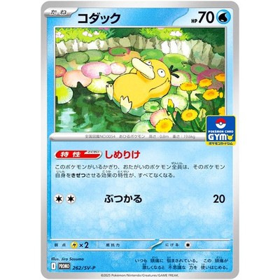 Psyduck 262/SV-P Gym Promo - Pokemon Card Japanese Scarlet