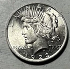 1923 SILVER PEACE DOLLAR IN CHOICE BU CONDITION!!