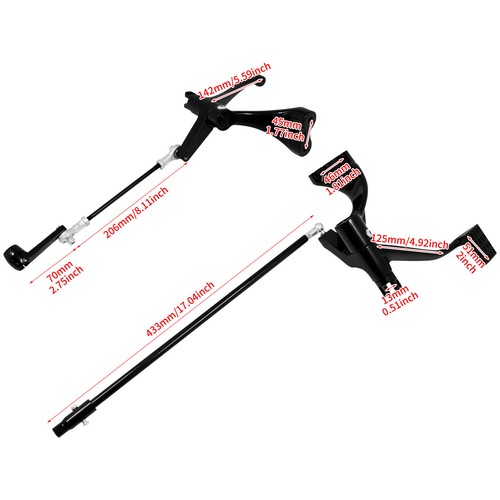 Forward Controls Kit Levers Linkage Set Fit For Harley Sportster XL 883 2014-22 - Picture 2 of 12
