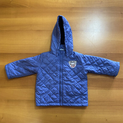 BIMBUS Removable Hooded Jacket Child 18 Months Blue Casual Sport
