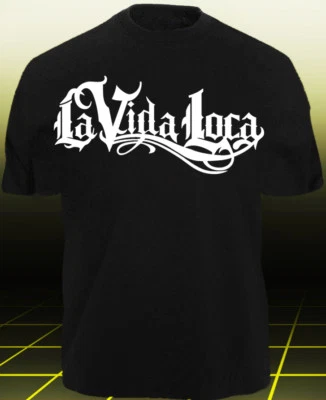 T-Shirt LA VIDA LOCA - LA FAMILIA Black Pearl AUTO MOTORRAD MI Decal shirt xxx - Bild 1 von 2