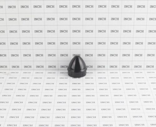 Black Chain Link Fence 1 3/8" Die Cast Aluminum Acorn Post Caps (Pack of 10) - Picture 4 of 5