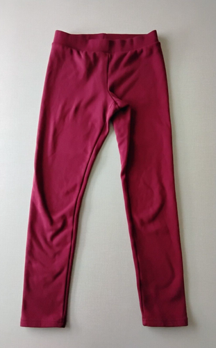 Old Navy Girls Burgundy Cozy-Fleece Lined Leggings Size XL 14-16