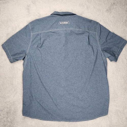 Alaskan Hardgear Herren Kurzarm Hemd mit Knopfleiste *LESEN* Gr. 2XL bläulich grau - Bild 10 von 15