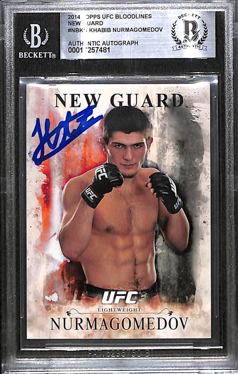UFC　Topps2014　ハビブ・ヌルマゴメドフ　サインカード KHABIB NURMAGOMEDOV SIGNED AUTO'D 2014 TOPPS UFC BLOODLINES