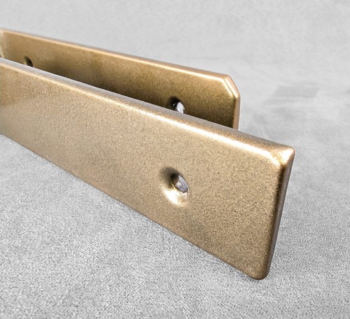 Industrial Handmade Shelf Brackets Heavy Duty PAIR Steel Rustic Scaffold Board - Picture 29 of 63