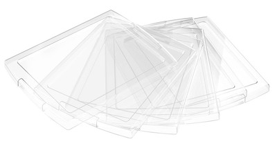 Lids for 4 Gallon Small Storage Bin, Translucent, 6-Pack (61405U06C)