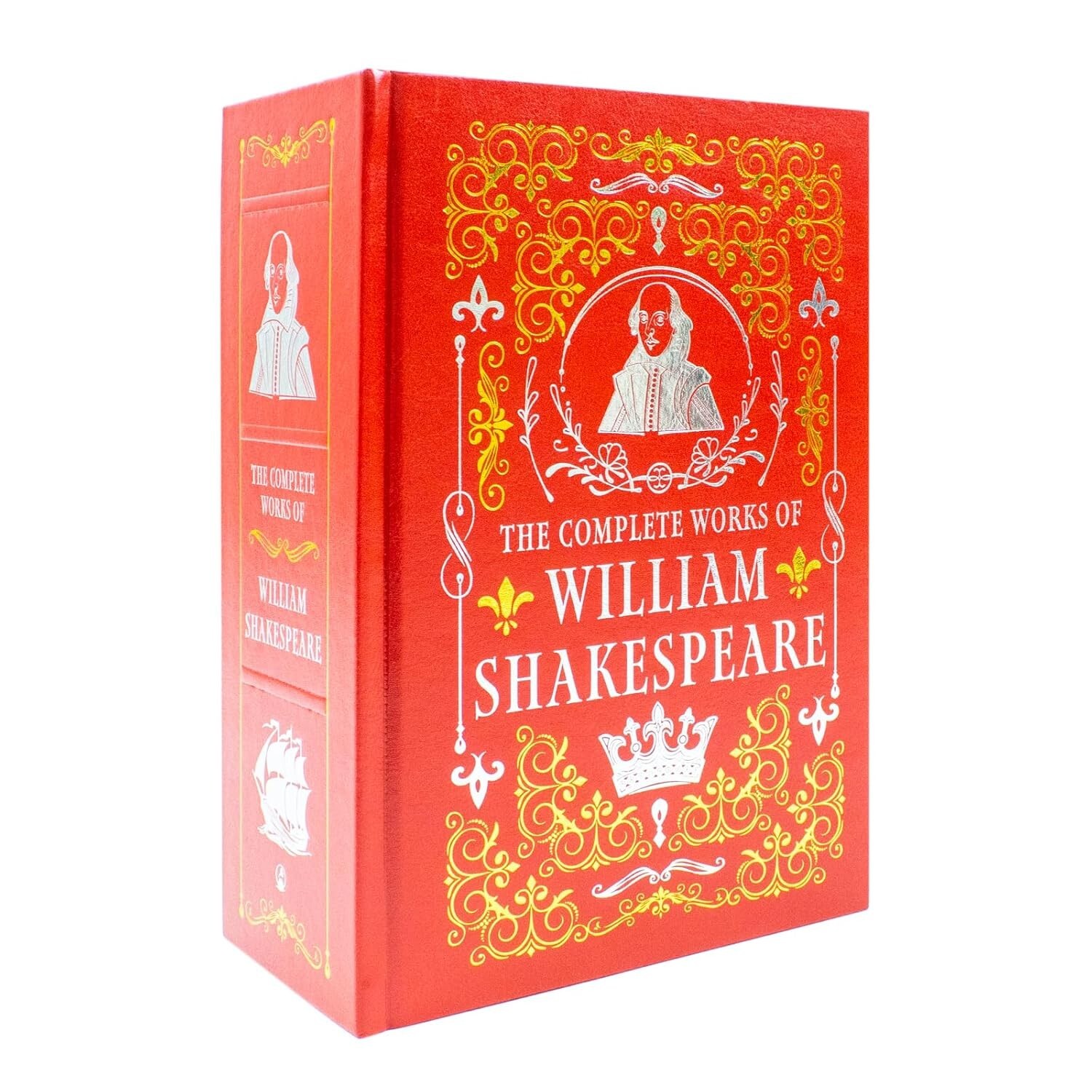Complete Works William Shakespeare Deluxe Leather Bound Classic