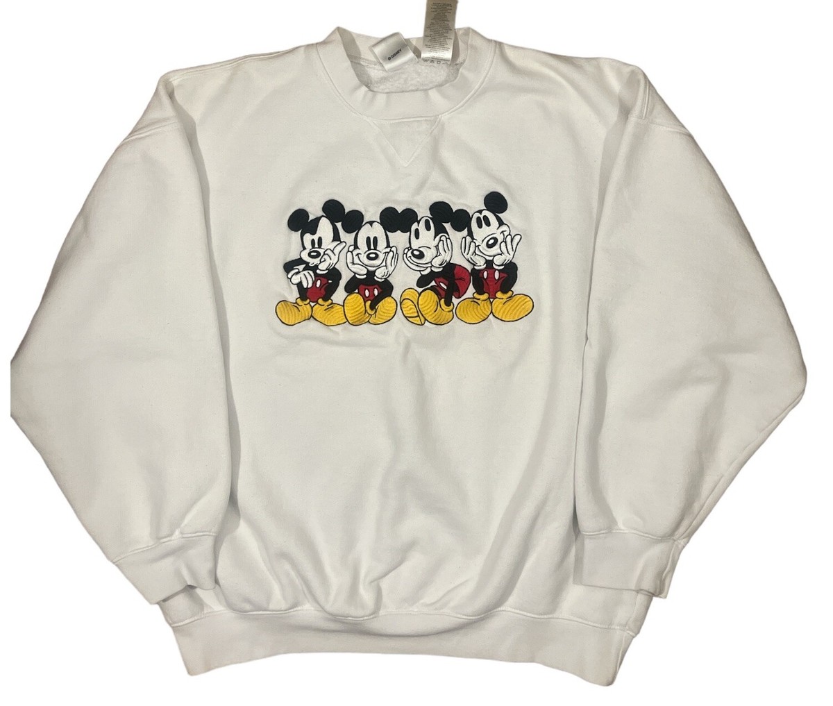 vintage Disney Mickey mouse embroidered sweatshirt sz XL vintage Disney Mickey mouse embroidered sweatshirt sz XL