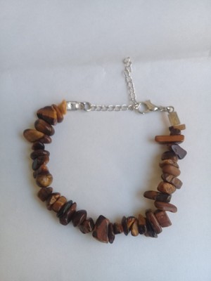 TIGER EYE STONE BROKEN NATURAL STONE BRACELET