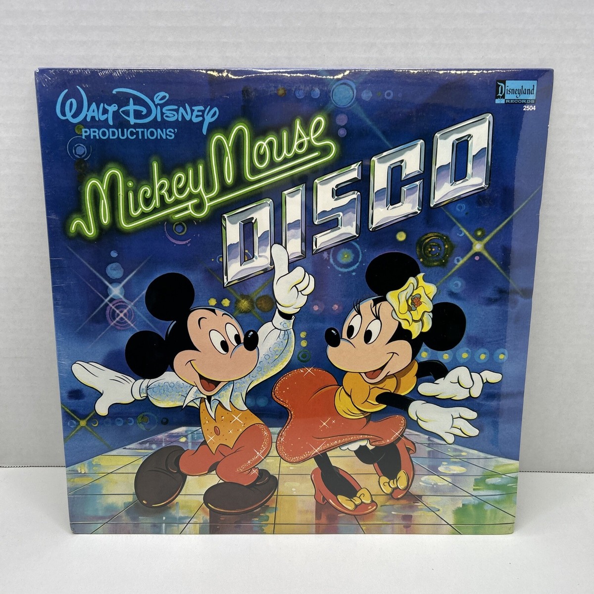 Vintage Walt Disney Productions MICKEY MOUSE DISCO Vinyl LP Record