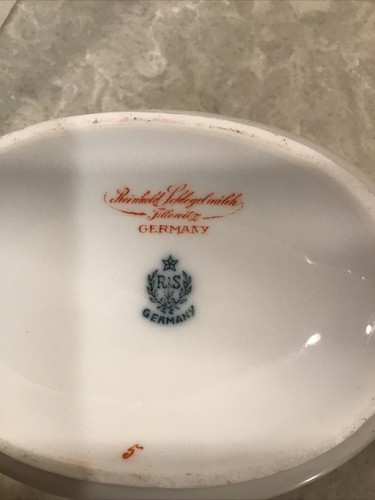 Antique RS Reinhold Schlegelmilch Germany CREAM & SUGAR - Picture 4 of 4