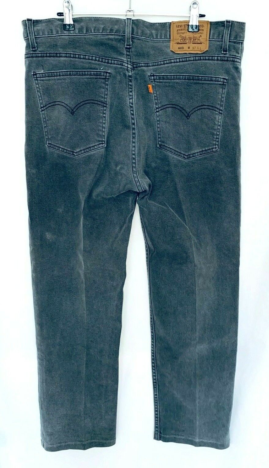 forskellige Sædvanlig Prædike Mens Jeans Vintage Levi's 603 97L Made In Australia Grey Orange Tab | eBay