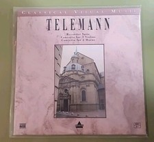 TELEMANN Laserdisc LD CLASSICAL VISUAL MUSIC - 1992
