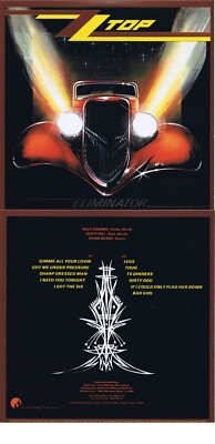 ZZ Top ''Eliminator'' Werk von 1983 mit 11 Rocksongs! Diamantstatus! Neue CD!