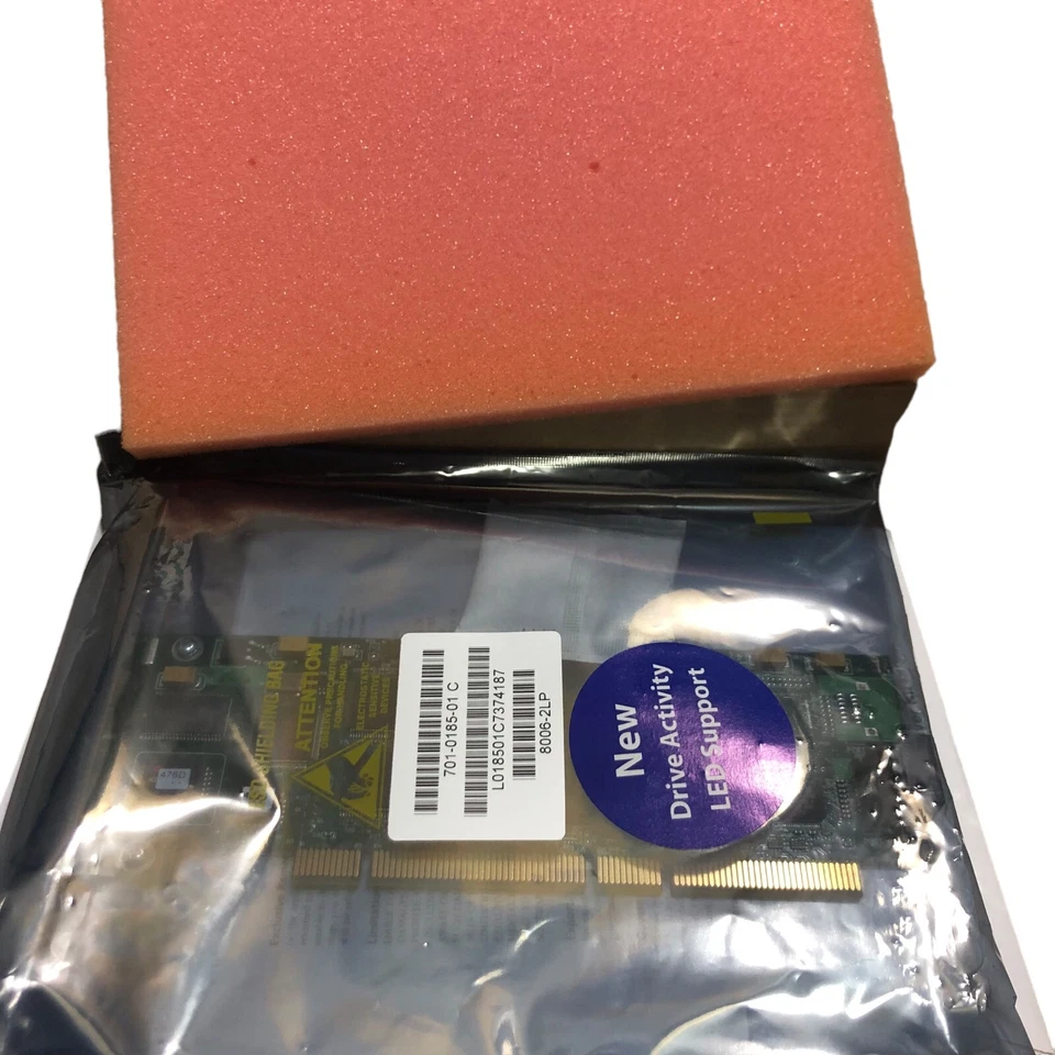 3ware Escalade 8006-2LP PCI-X 2-PORT SATA 1.5Gb/s RAID Controller. L8-71 SEALED - Image 4 of 4