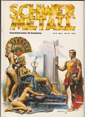 ✪ SCHWERMETALL #29, Alpha 1982 COMICHEFT Z1/1- *Fantasy *Erotik *Science Fiction - Bild 1 von 3