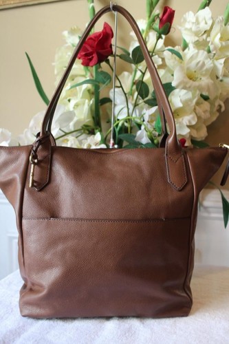 FOSSIL FIONA LEATHER TOTE bag purse 