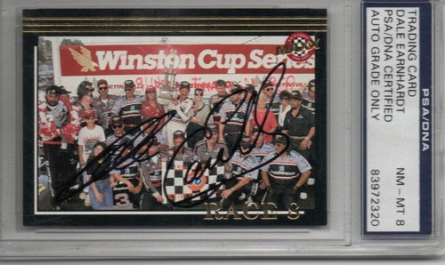 1992 MAXX DALE EARNHARDT SR AUTOGRAPHED Card#271 NM-MT 8 PSA/DNA AUTO GRADE ONLY
