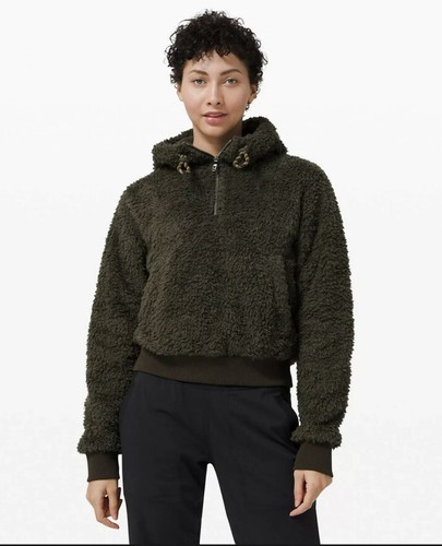 So Sherpa Half Zip Hoodie Jacket 